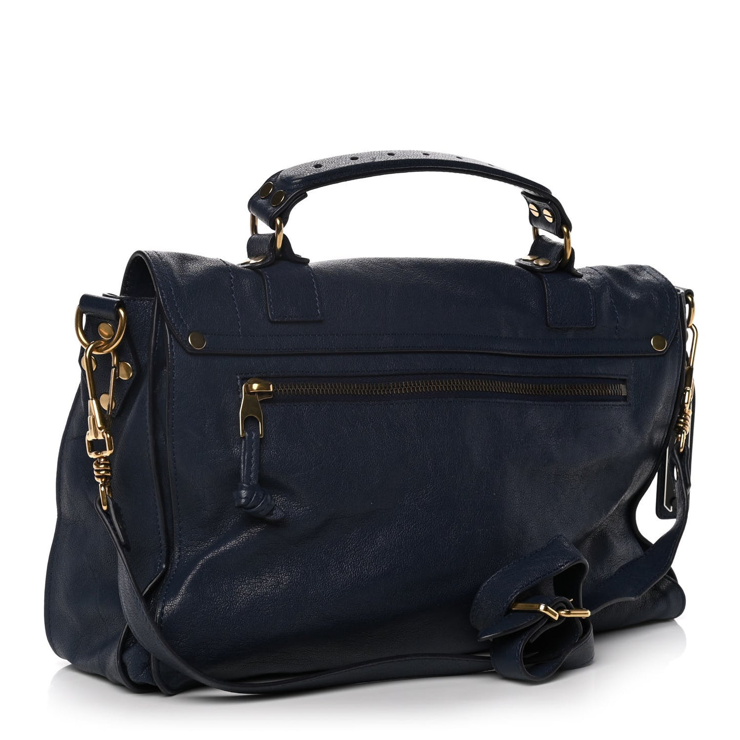 Lambskin Medium PS1 Satchel Midnight