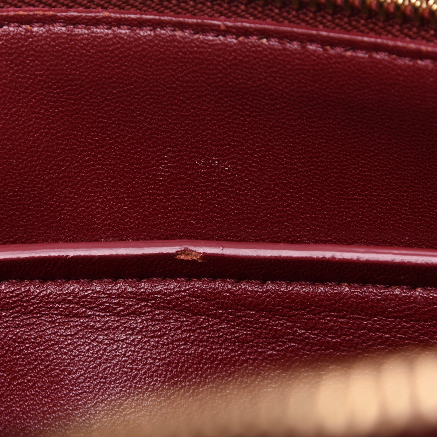 Celine Goatskin Smooth Calfskin Small Ring Bag Dark Ruby 12 of 13