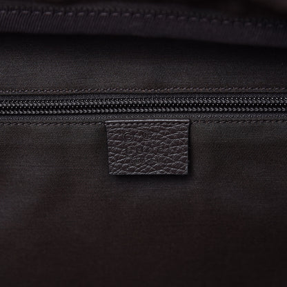 Gucci Monogram Dollar Calfskin Boston Duffle Bag Beige Ebony Testa di Moro Marrone Scuro 7 of 8