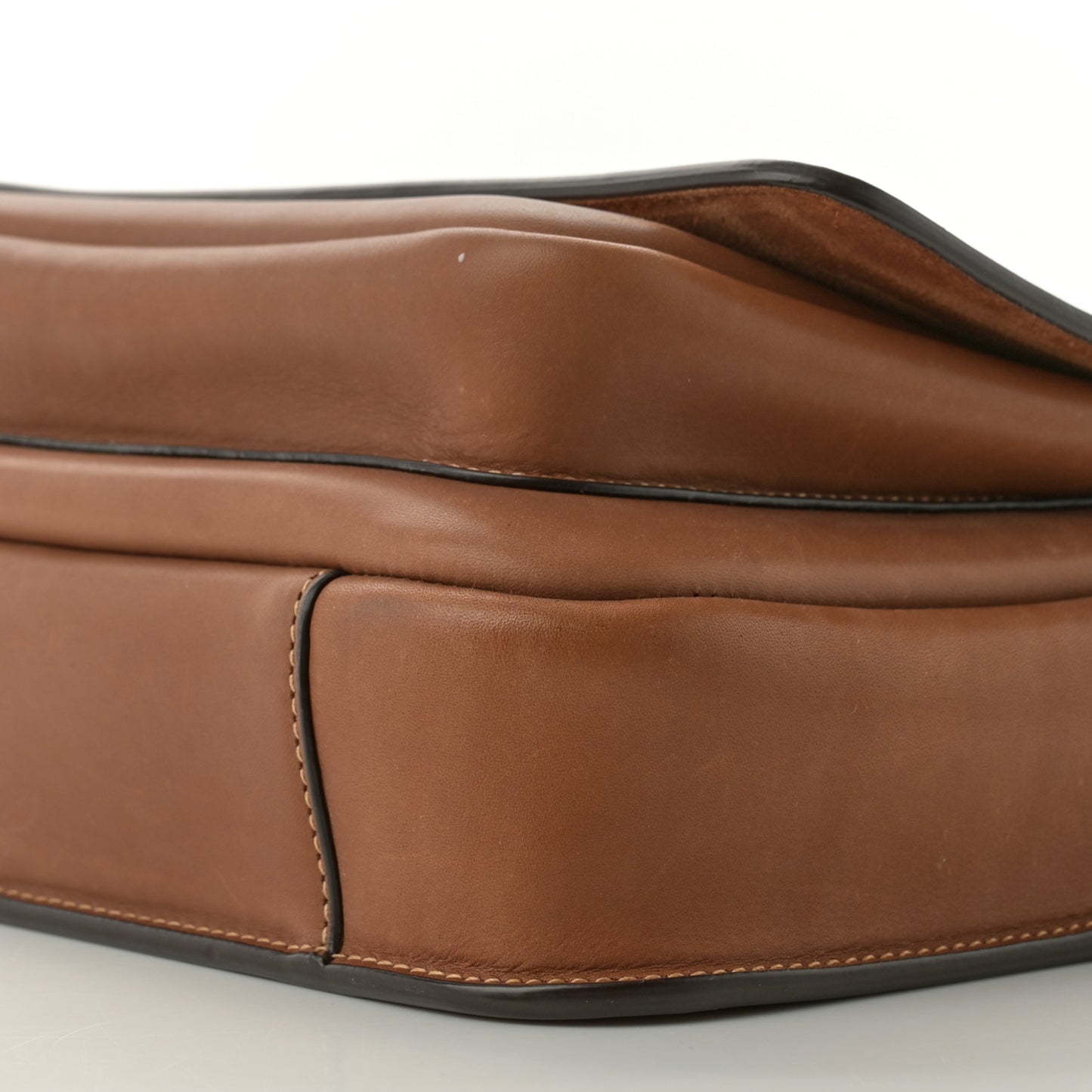 Vegetable Tanned Besace Niki Satchel Brick