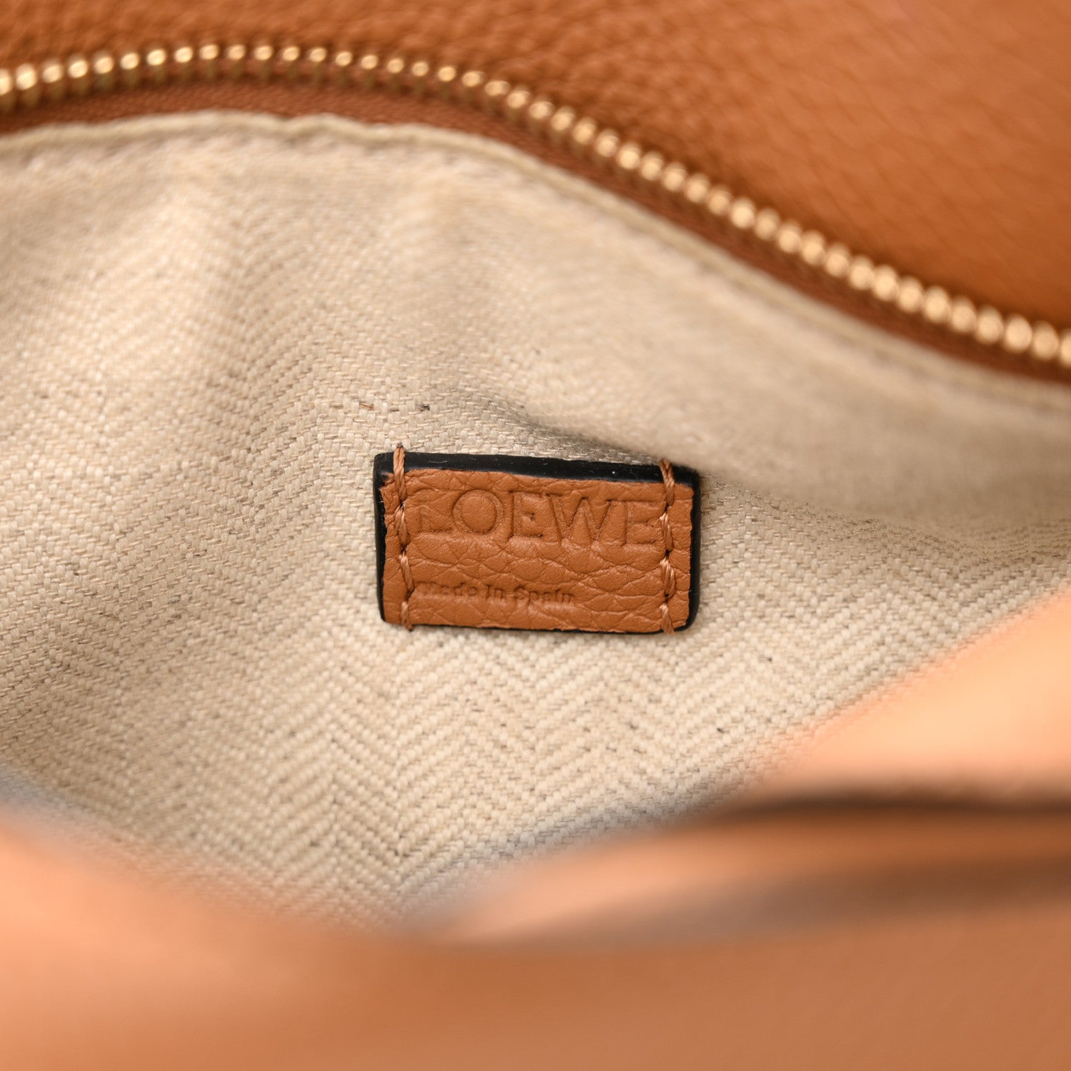 Loewe Calfskin Mini Puzzle Bag Tan 6 of 10