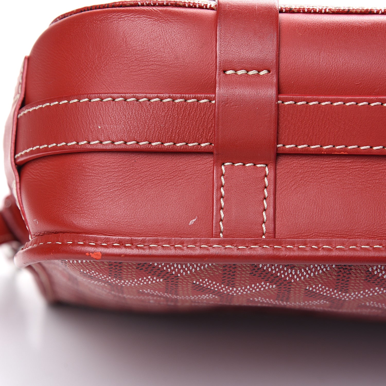 Goyard Goyardine Belvedere MM Messenger Bag Red 16 of 17