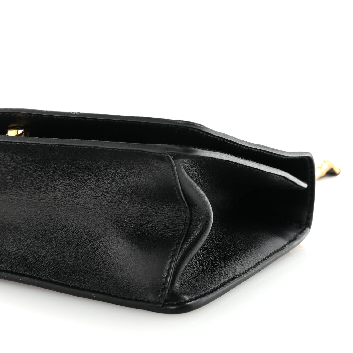Prada Saffiano Chain Shoulder Bag Black 9 of 9