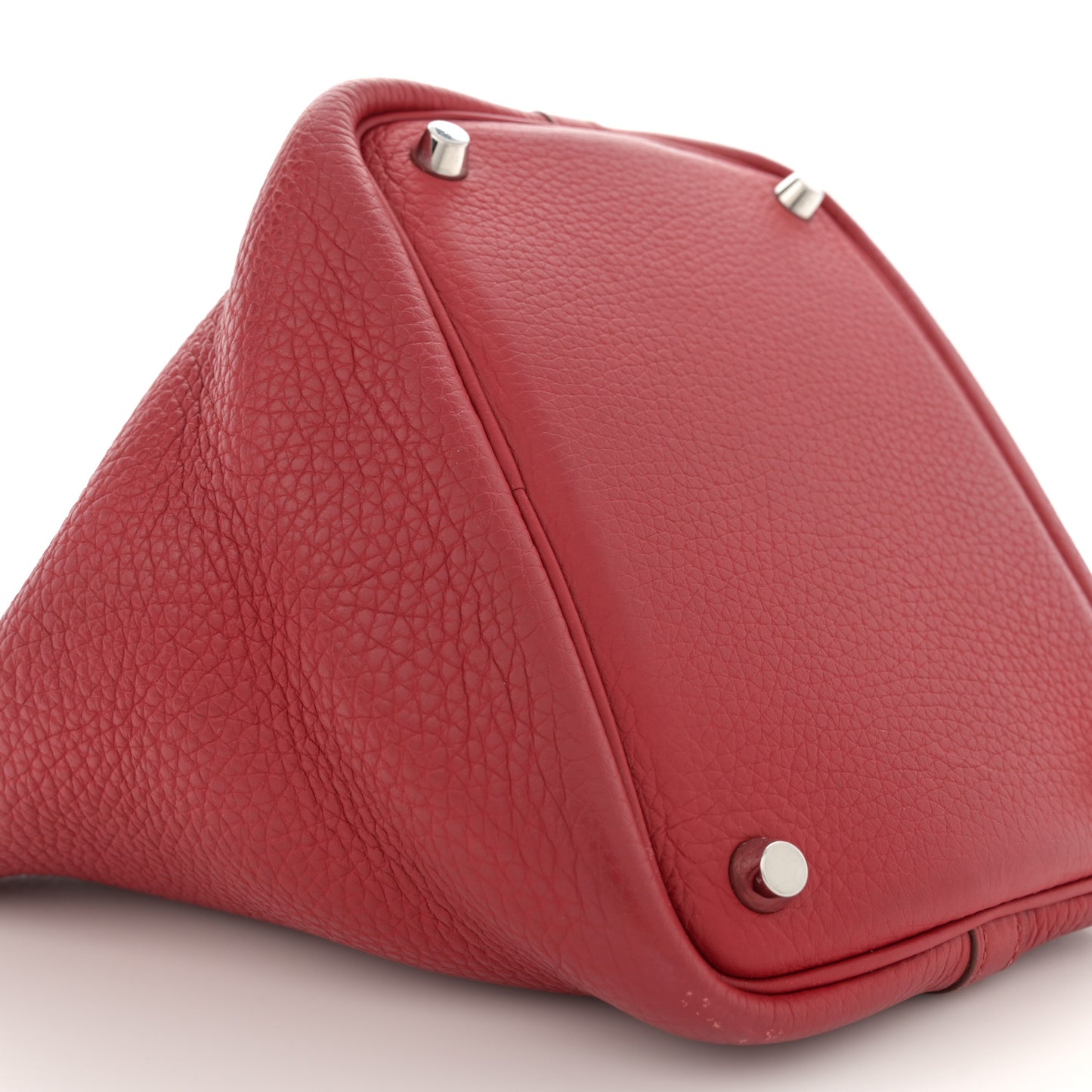 Taurillon Clemence Picotin Lock 18 PM Rubis