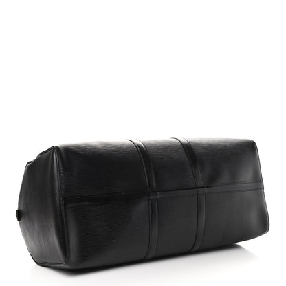 Louis Vuitton Epi Keepall 55 Black 4 of 14