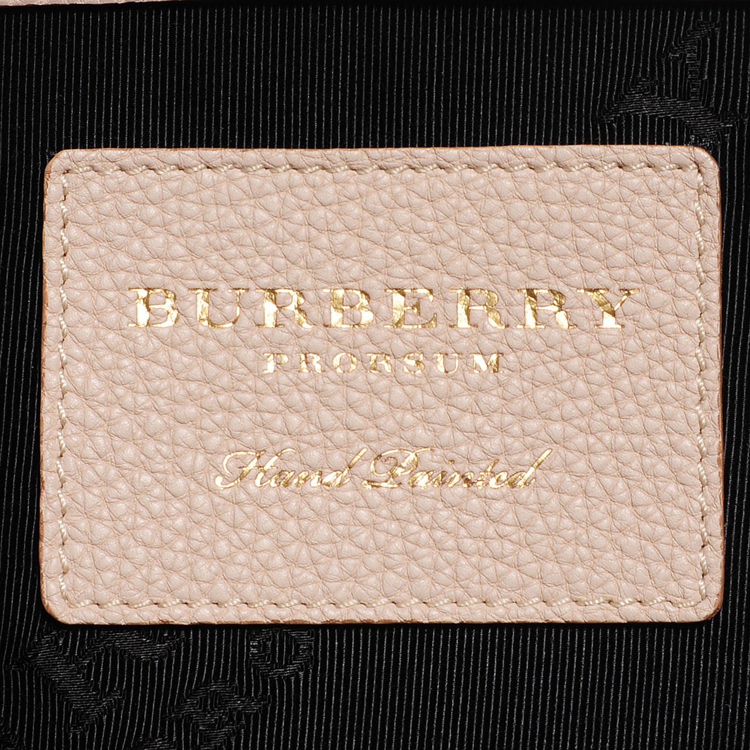 Burberry Prorsum Grainy Calfskin Hand Painted Bloomsbury Red 6 of 9