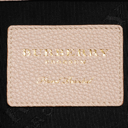 Burberry Prorsum Grainy Calfskin Hand Painted Bloomsbury Red 6 of 9