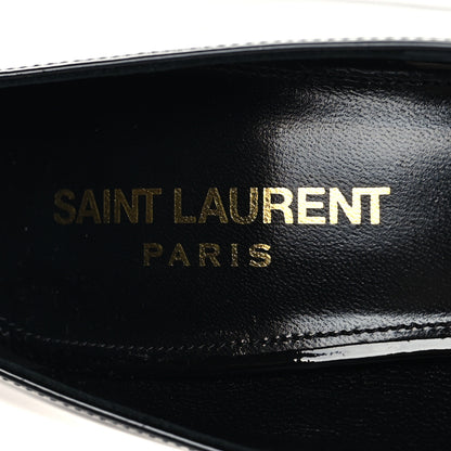 Saint Laurent Patent Opyum 110 Pumps 38 Black Gold 9 of 10