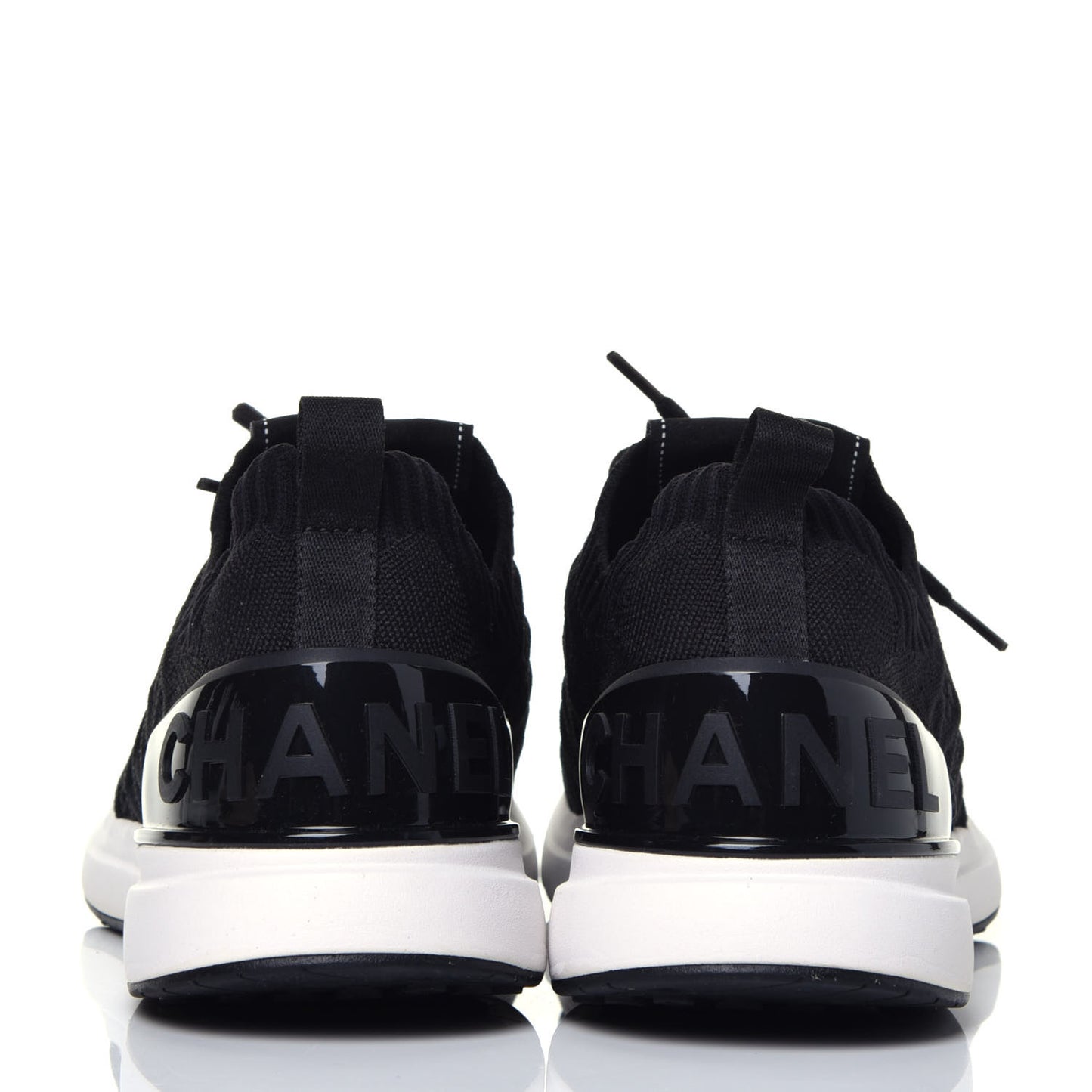 Fabric Logo Sneakers 39 Black