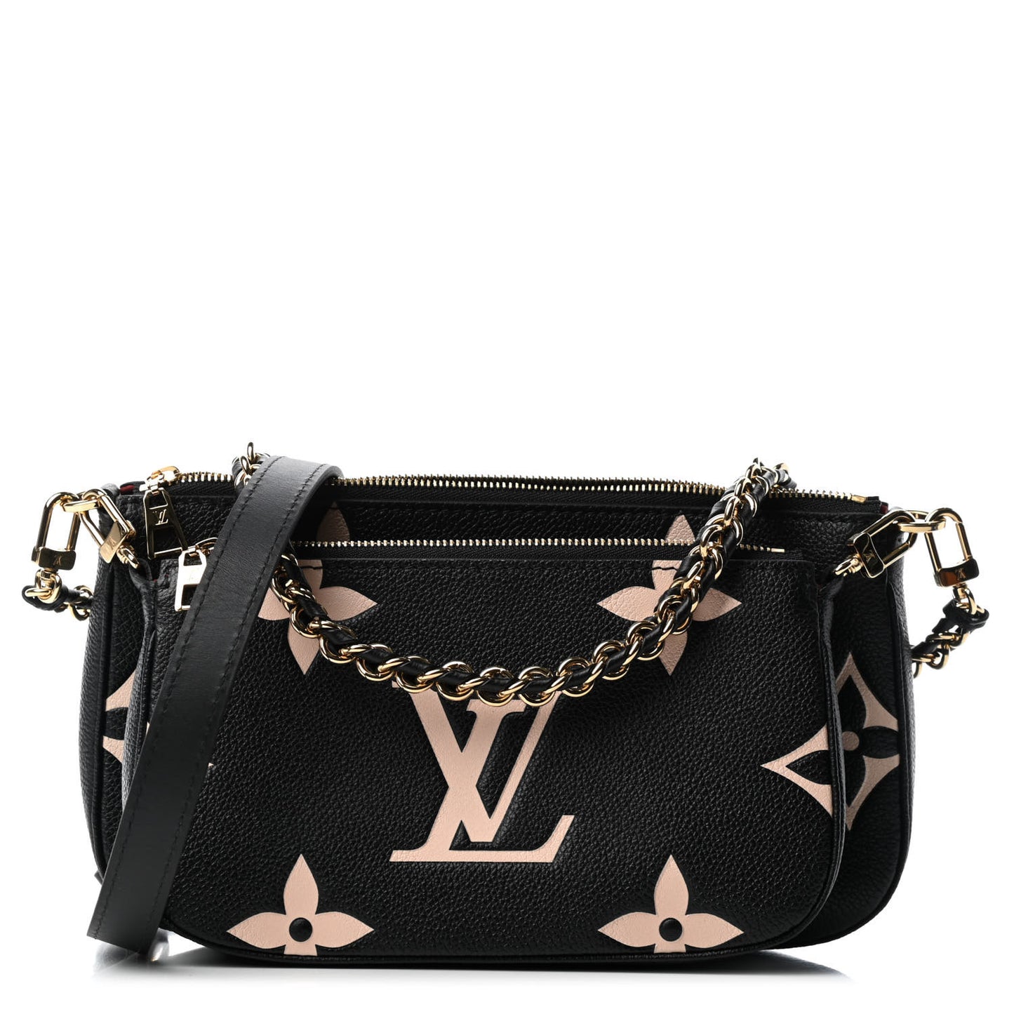 Empreinte Monogram Giant Multi Pochette Accessories Black Beige