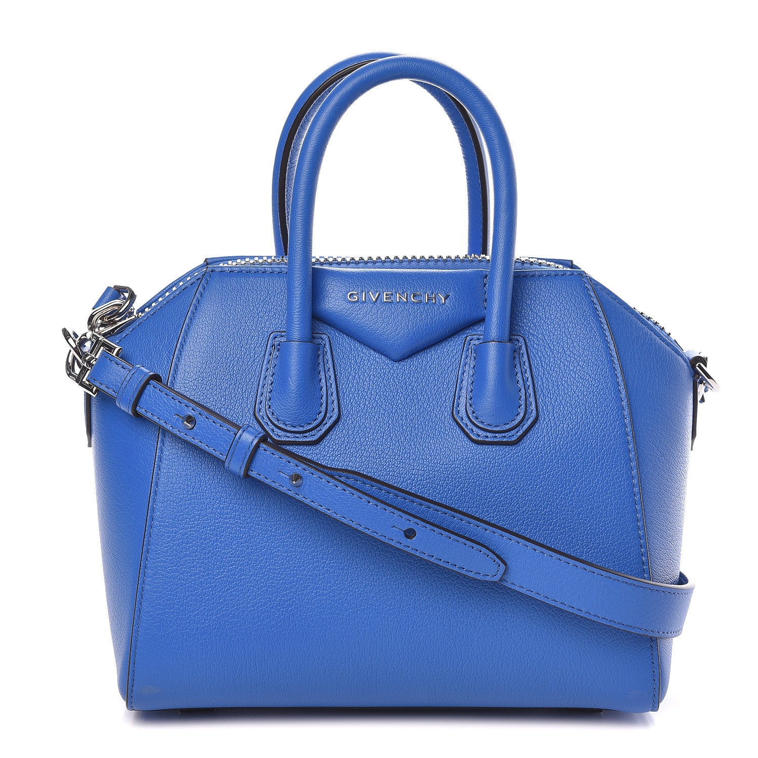 Givenchy Sugar Goatskin Mini Antigona Persian Blue 1 of 10