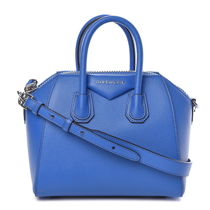 Givenchy Sugar Goatskin Mini Antigona Persian Blue 1 of 10