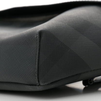 Burberry Charcoal Check Calfskin Sonny Bum Bag Charcoal 9 of 10