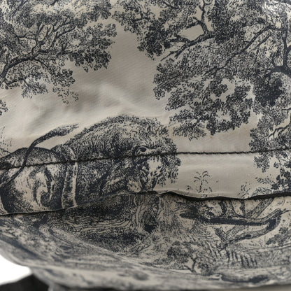 Christian Dior Nylon Technical Fabric Toile De Jouy Small Diortravel Backpack Blue 13 of 14