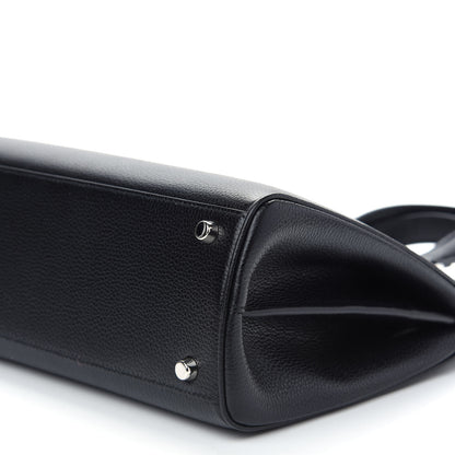 Gucci Grainy Calfskin Small Zumi Top Handle Bag Black 9 of 9