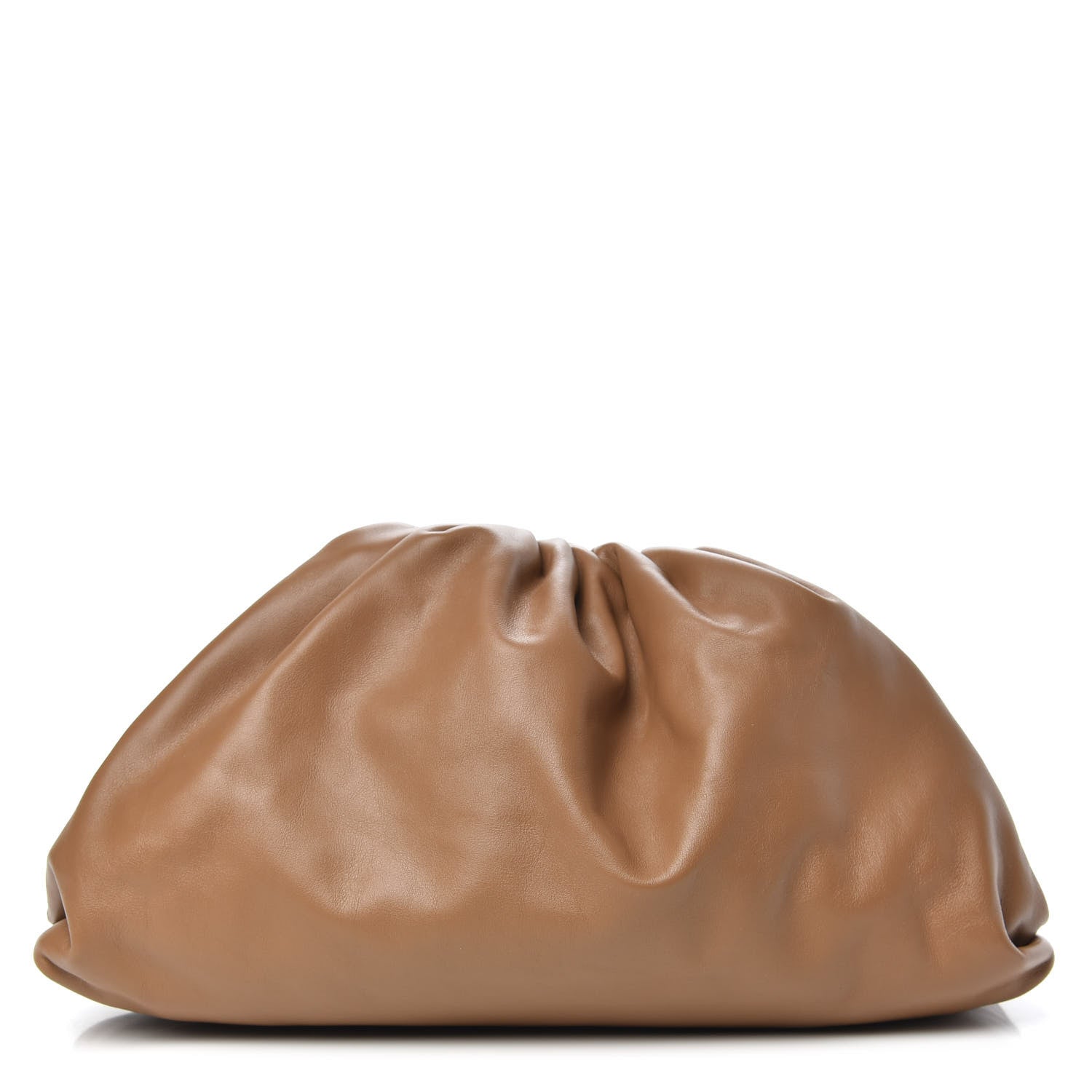 Bottega Veneta Smooth Butter Calf The Pouch Oversized Clutch Cammello 1 of 11