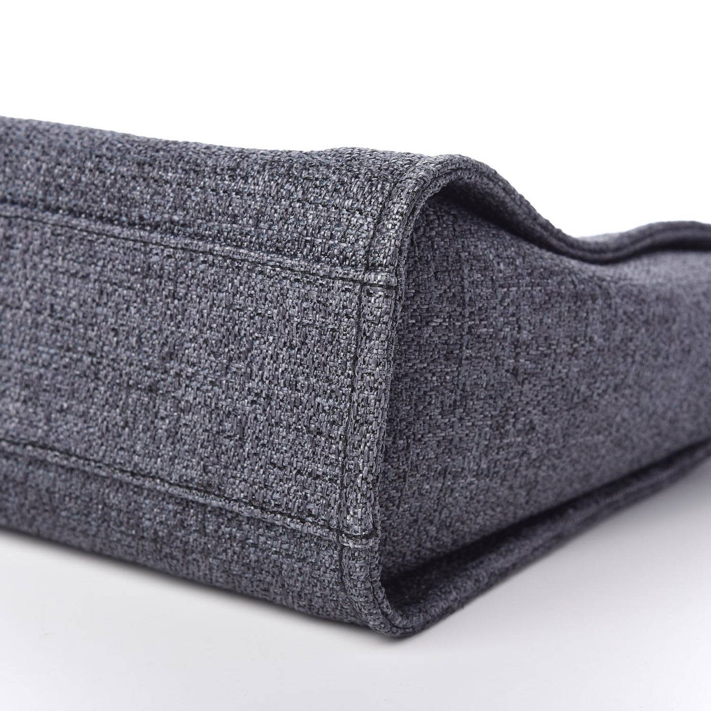 Lurex Boucle Small Deauville Tote Black