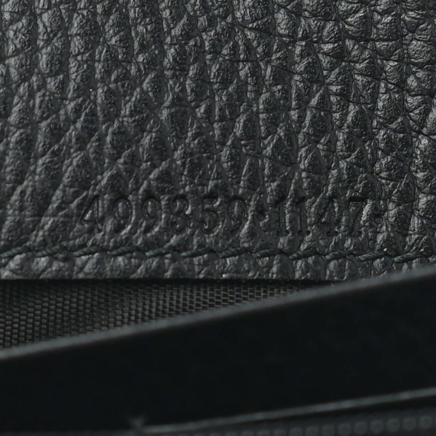 Gucci Calfskin Garden Continental Wallet Black 7 of 7