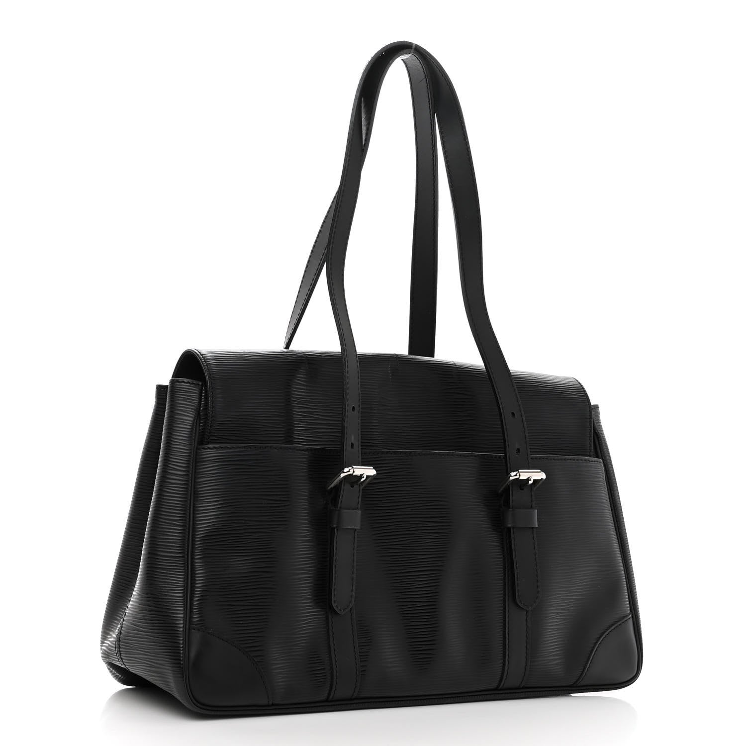 Louis Vuitton Epi Segur MM Black 3 of 10