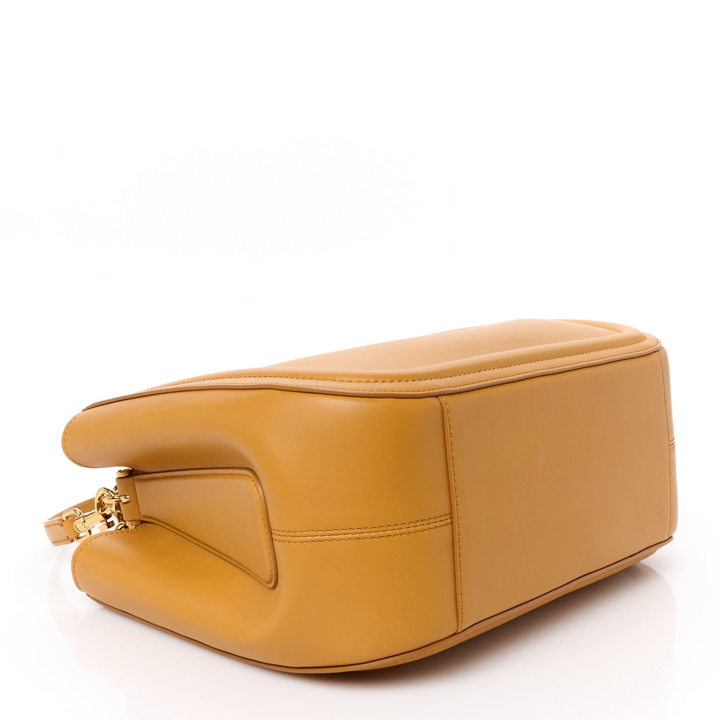 Smooth Calfskin Small DG Amore Satchel Bag Camel