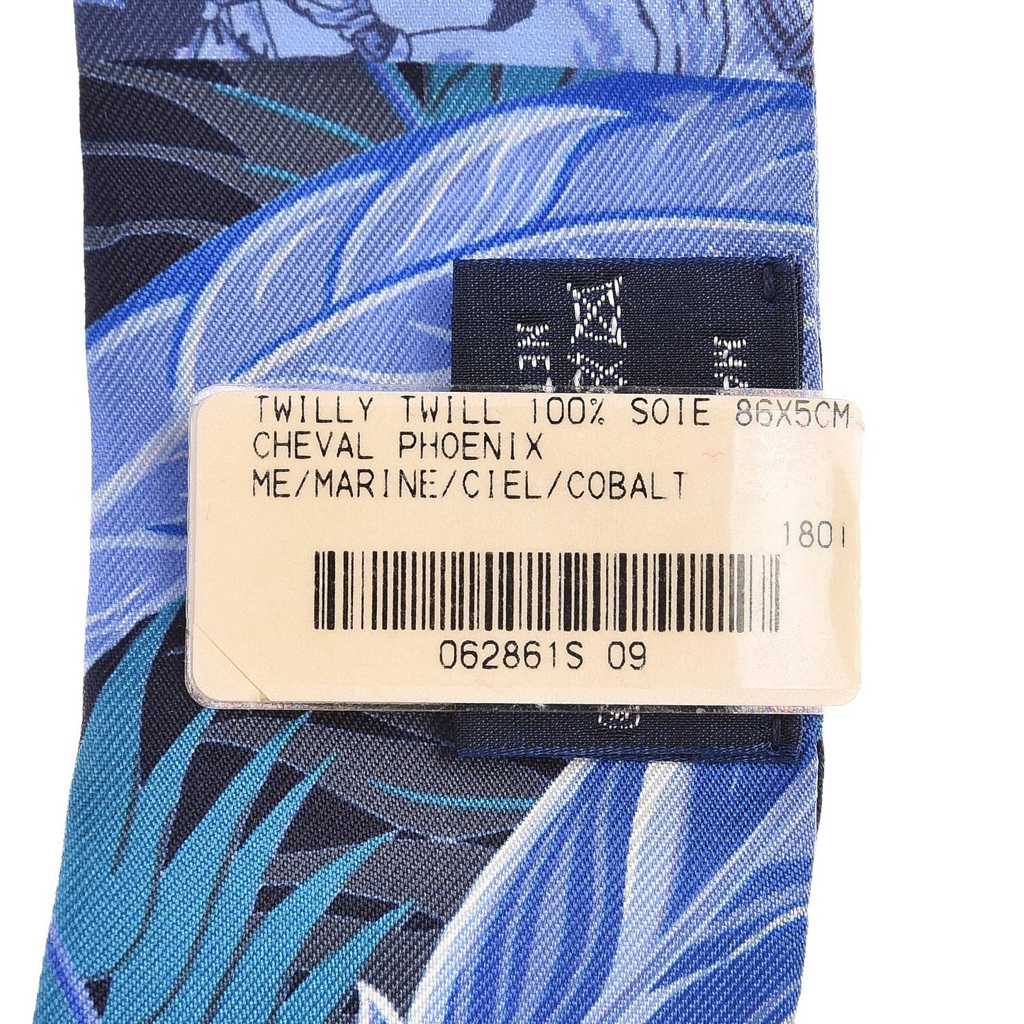 Silk Cheval Phoenix Twilly Marine Ciel Cobalt