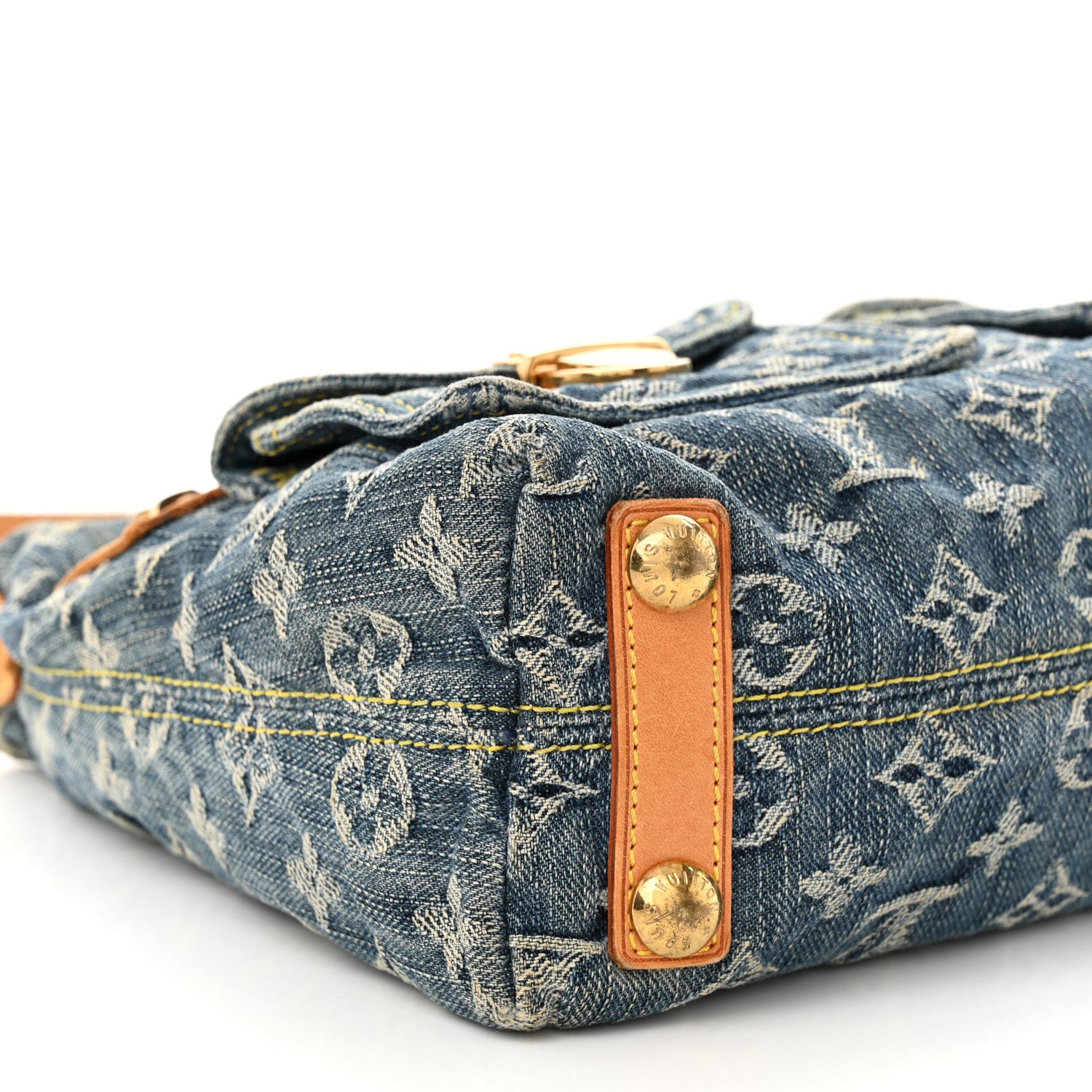 Louis Vuitton Monogram Denim Baggy PM Blue 8 of 11