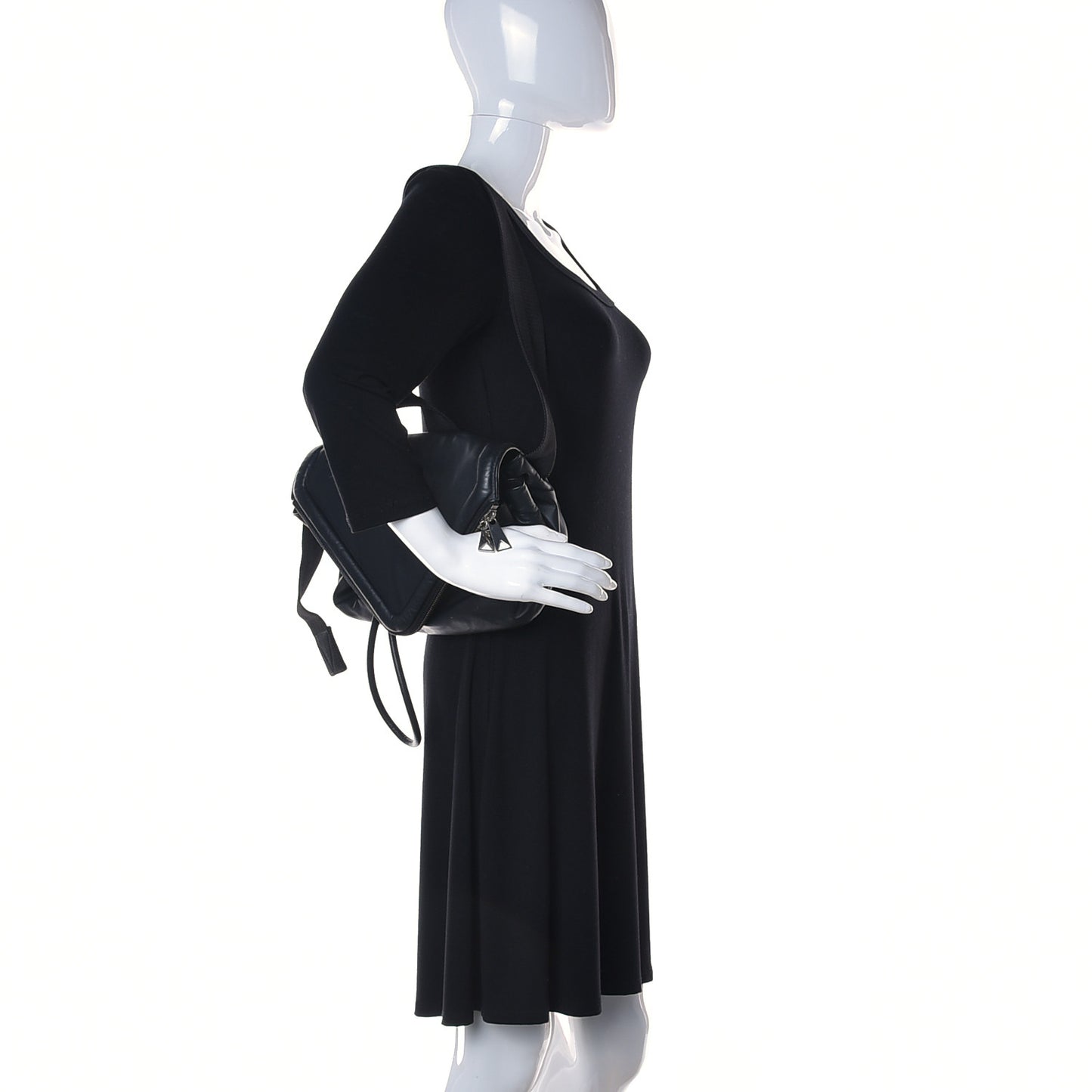 Nappa Beak Belt Bag Black