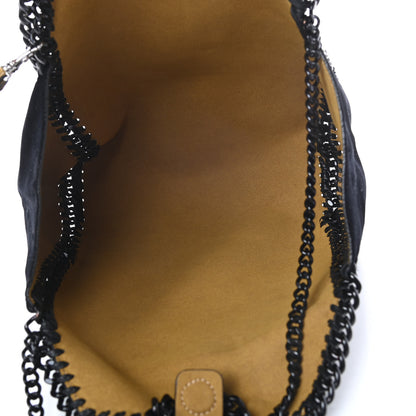 Stella McCartney Velvet Falabella Reversible Mini Fold Over Tote Black 6 of 14