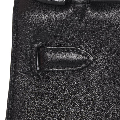 Hermes Swift Kelly Pochette Clutch Black 20 of 25
