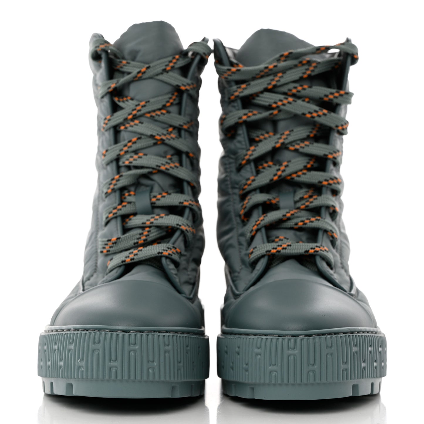 Calfskin Parachute Fresh Ankle Boots 37.5 Bleu Pinede