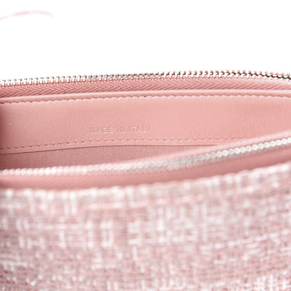 Chanel Canvas Small Deauville Clutch With Chain Pink 9 of 13