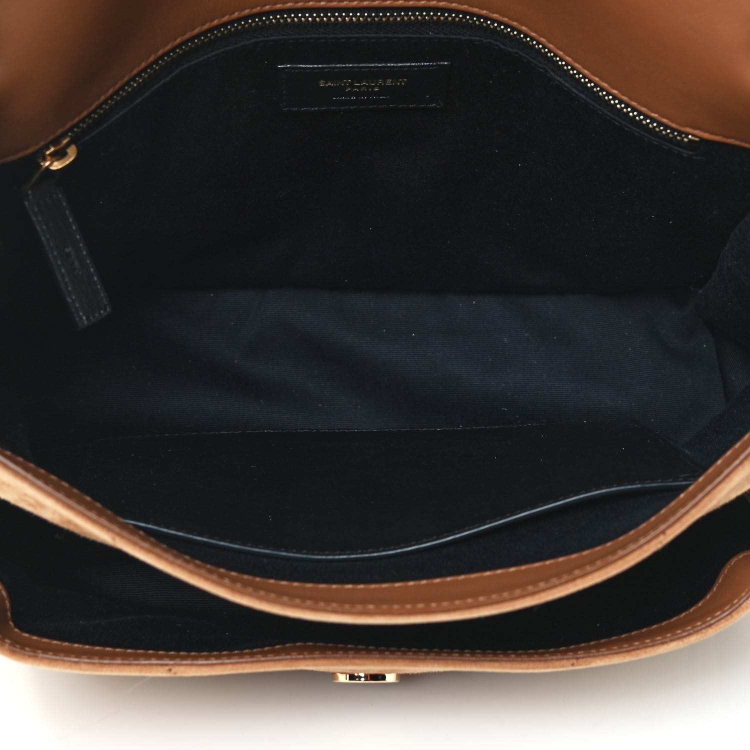 Saint Laurent Suede Monogram Medium Niki Chain Satchel Cinnamon 4 of 4