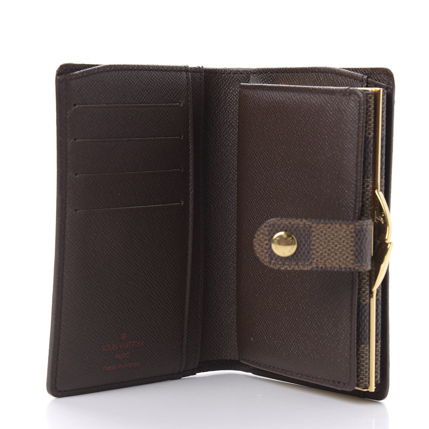 Damier Ebene French Purse Wallet