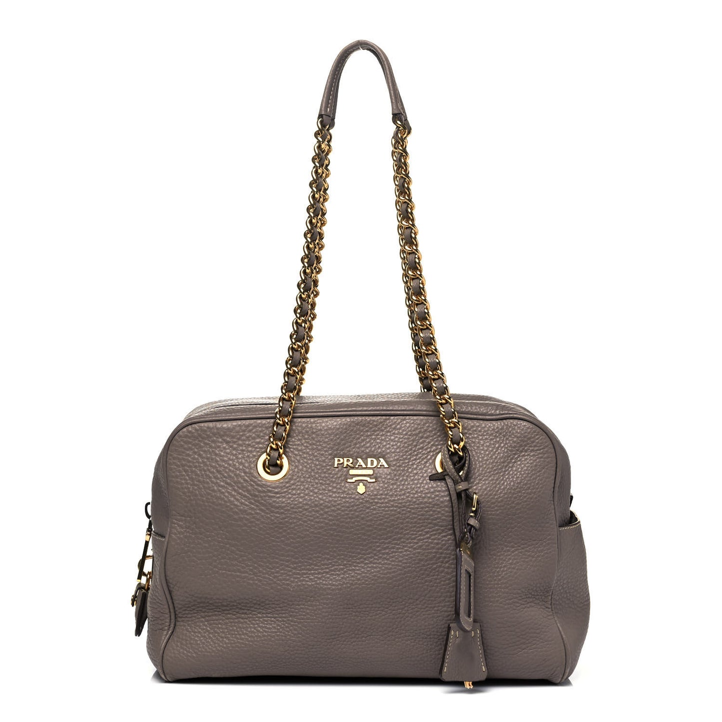 Vitello Daino Chain Satchel Argilla