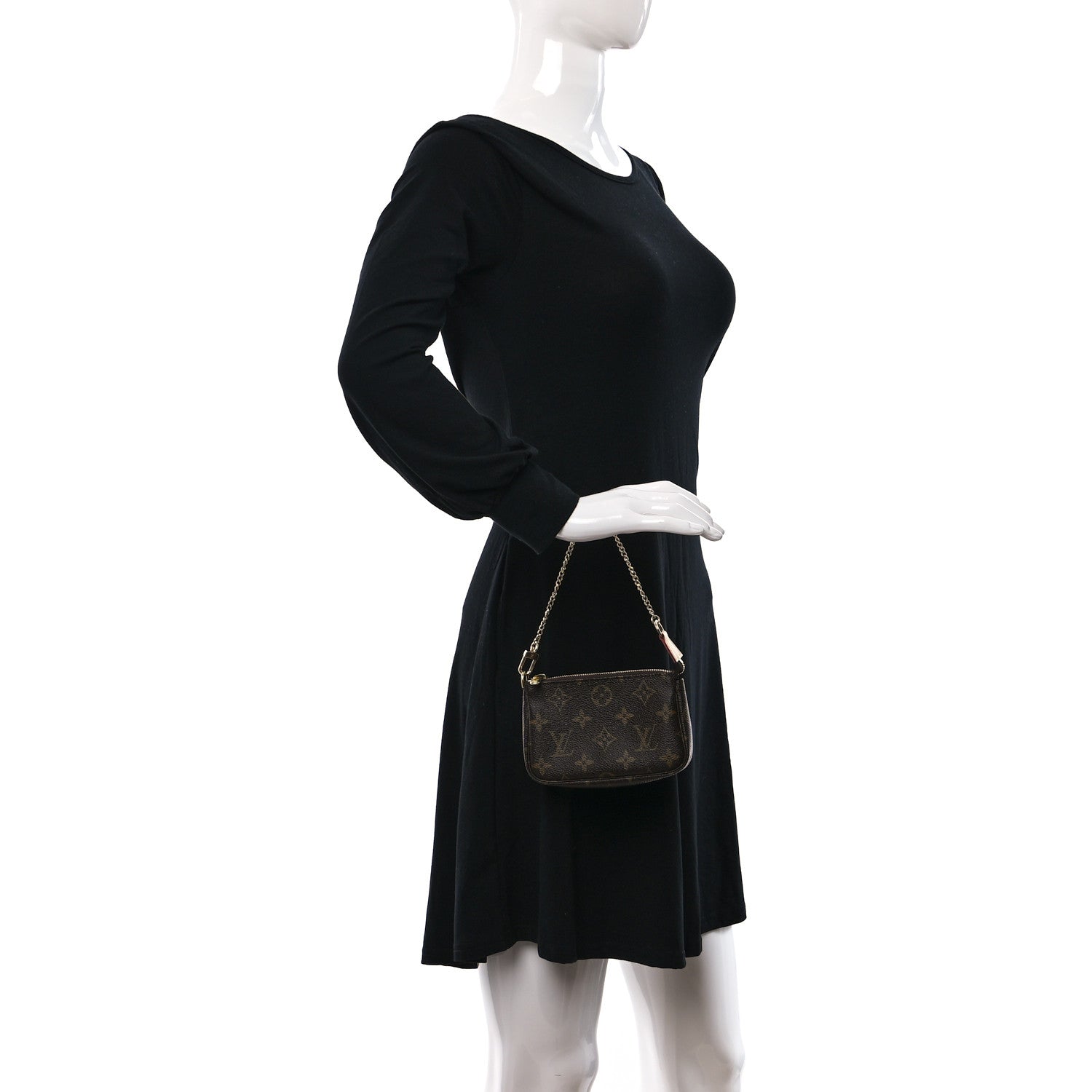 Louis Vuitton Monogram Mini Pochette Accessories 2 of 10