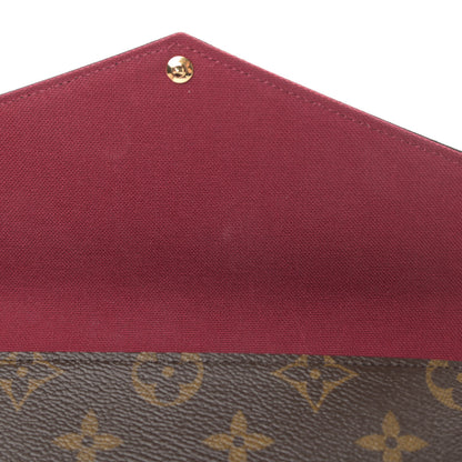 Louis Vuitton Monogram Pochette Felicie Chain Wallet Fuchsia 14 of 15