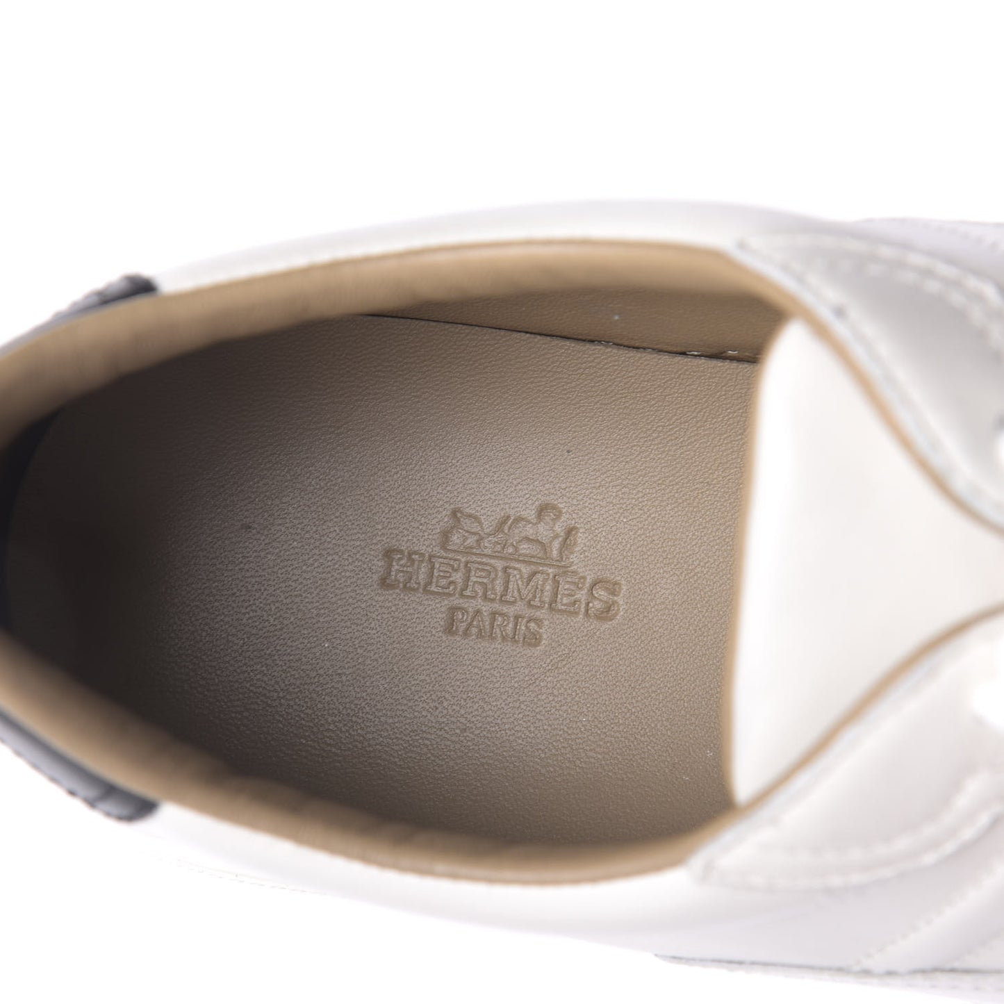 Calfskin Quicker Sneakers 41 White Black