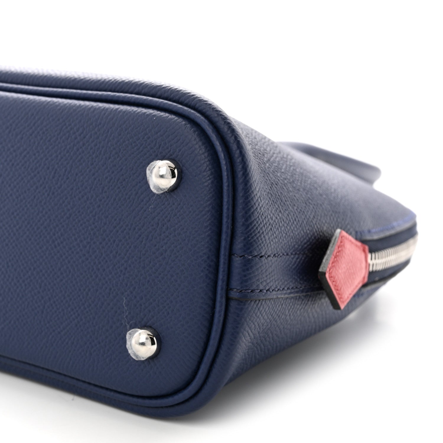 Hermes Epsom Tri-Color 1923 Bolide 25 Blue Saphir Blue Indigo Rouge Piment 10 of 11
