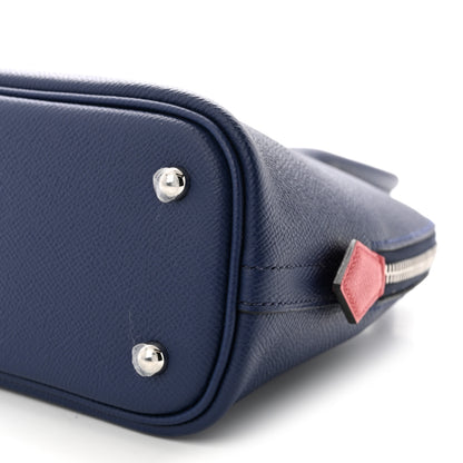 Hermes Epsom Tri-Color 1923 Bolide 25 Blue Saphir Blue Indigo Rouge Piment 10 of 11