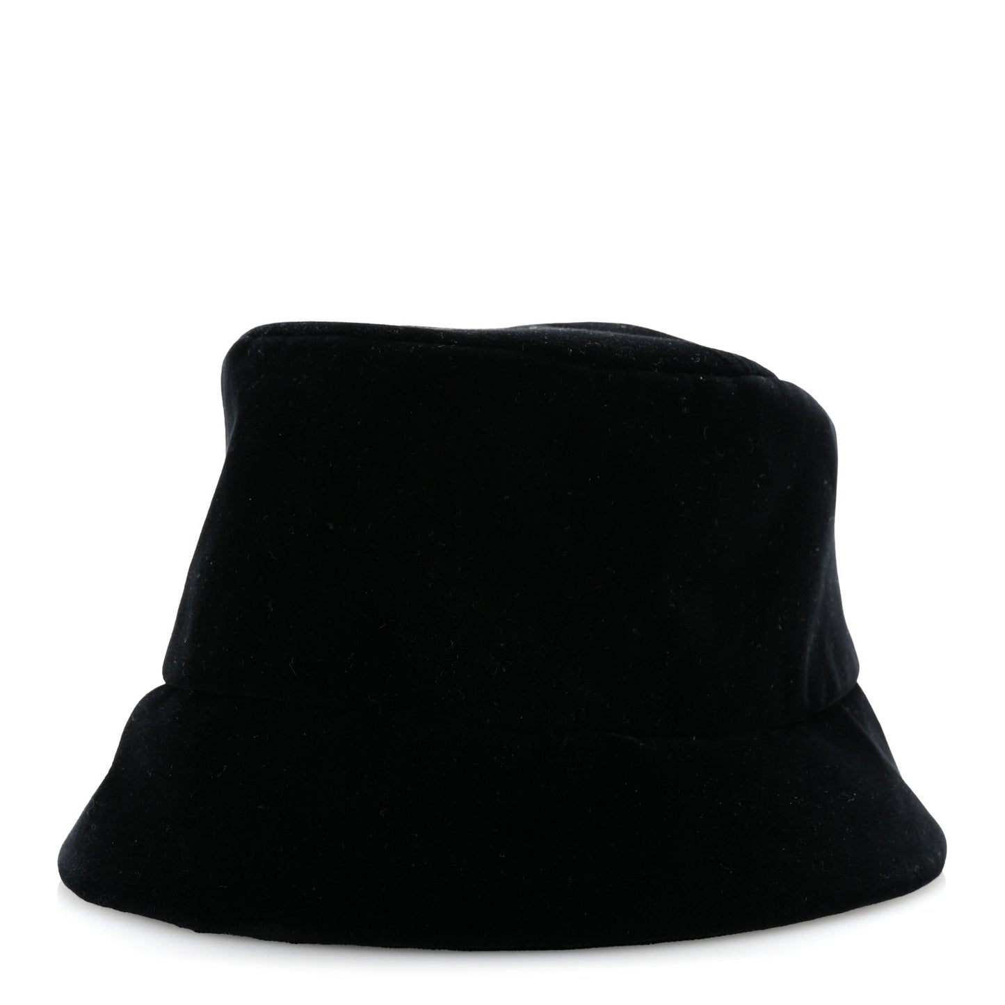 Velvet Triangle Womens Bucket Hat S Black