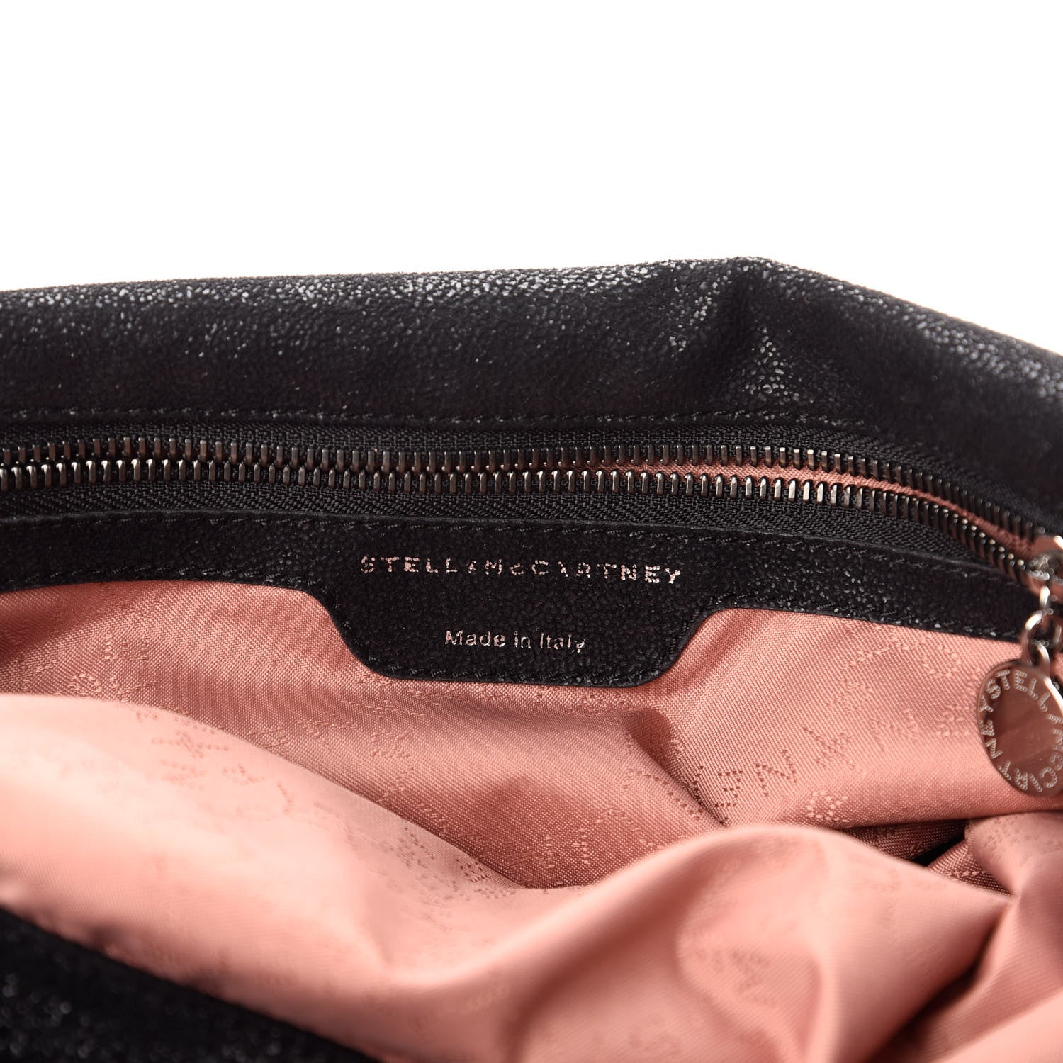 Stella McCartney Shaggy Deer Falabella Fold Over Tote Black 7 of 10