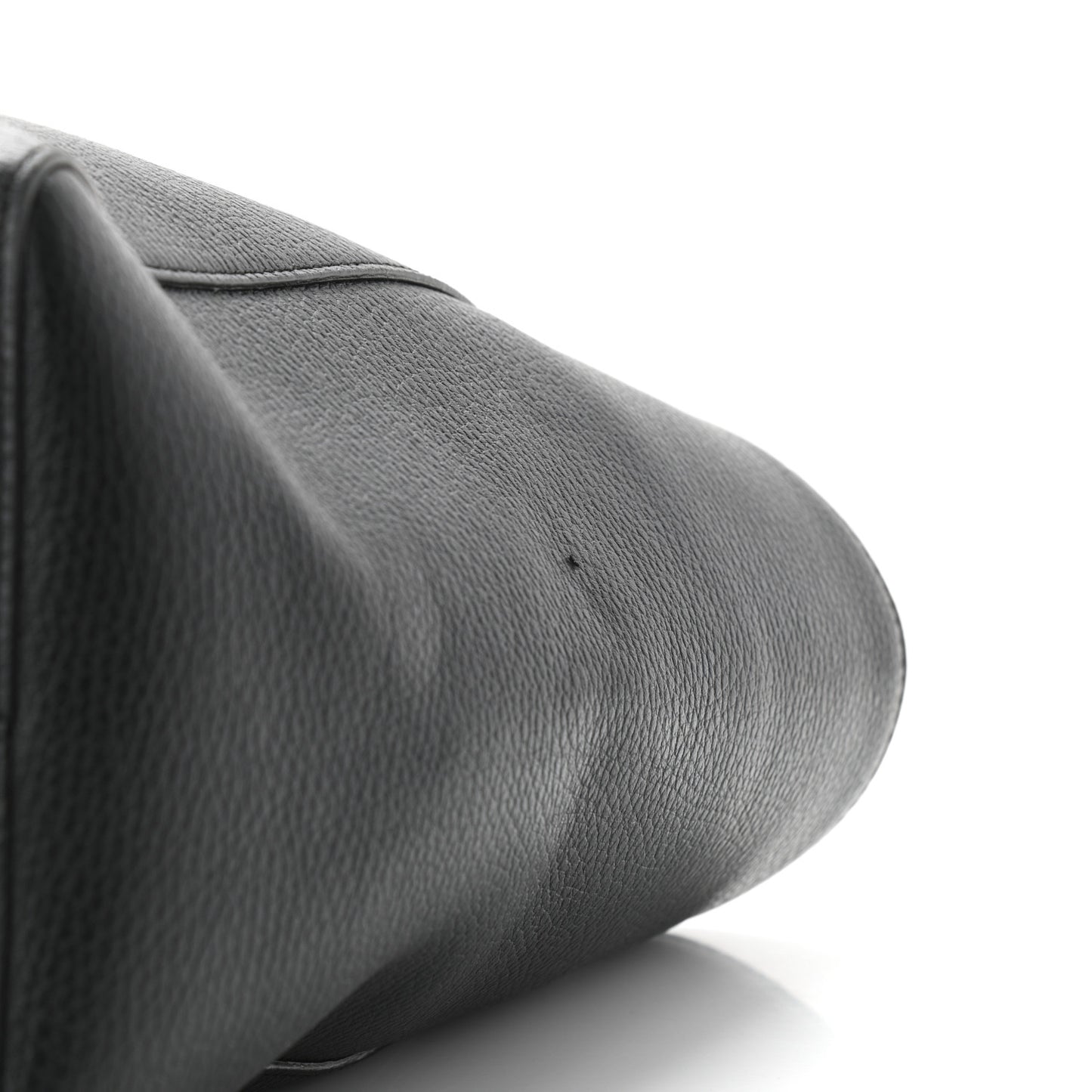 Pebbled Calfskin Medium Swing Tote Black