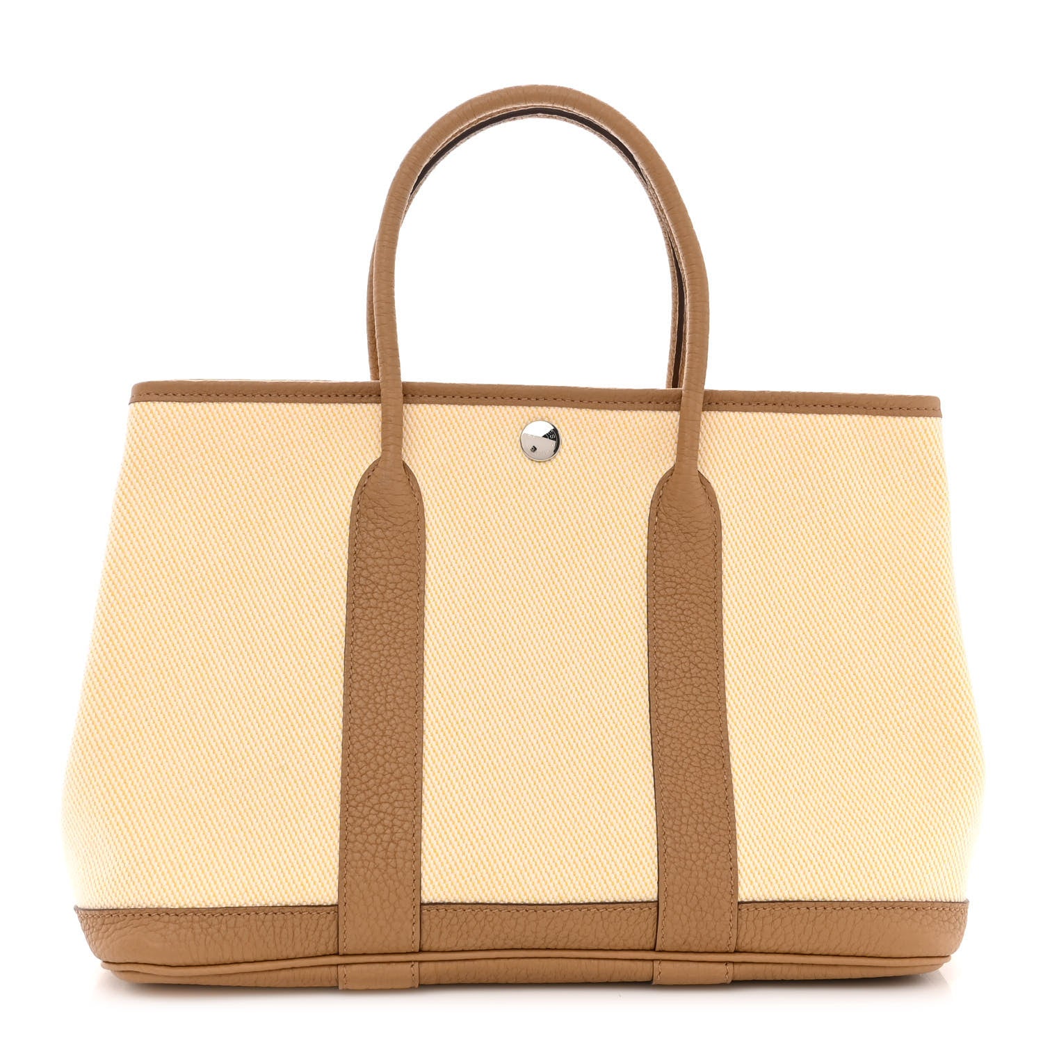 Hermes Twill H Negonda Garden Party 30 TPM Ecru Jaune De Naples Biscuit 1 of 9