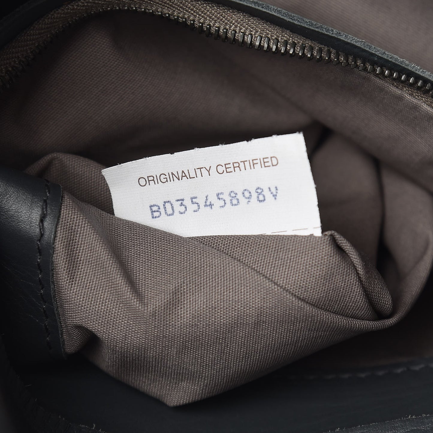 Nappa Intrecciato Messenger Bag Ferro Gray