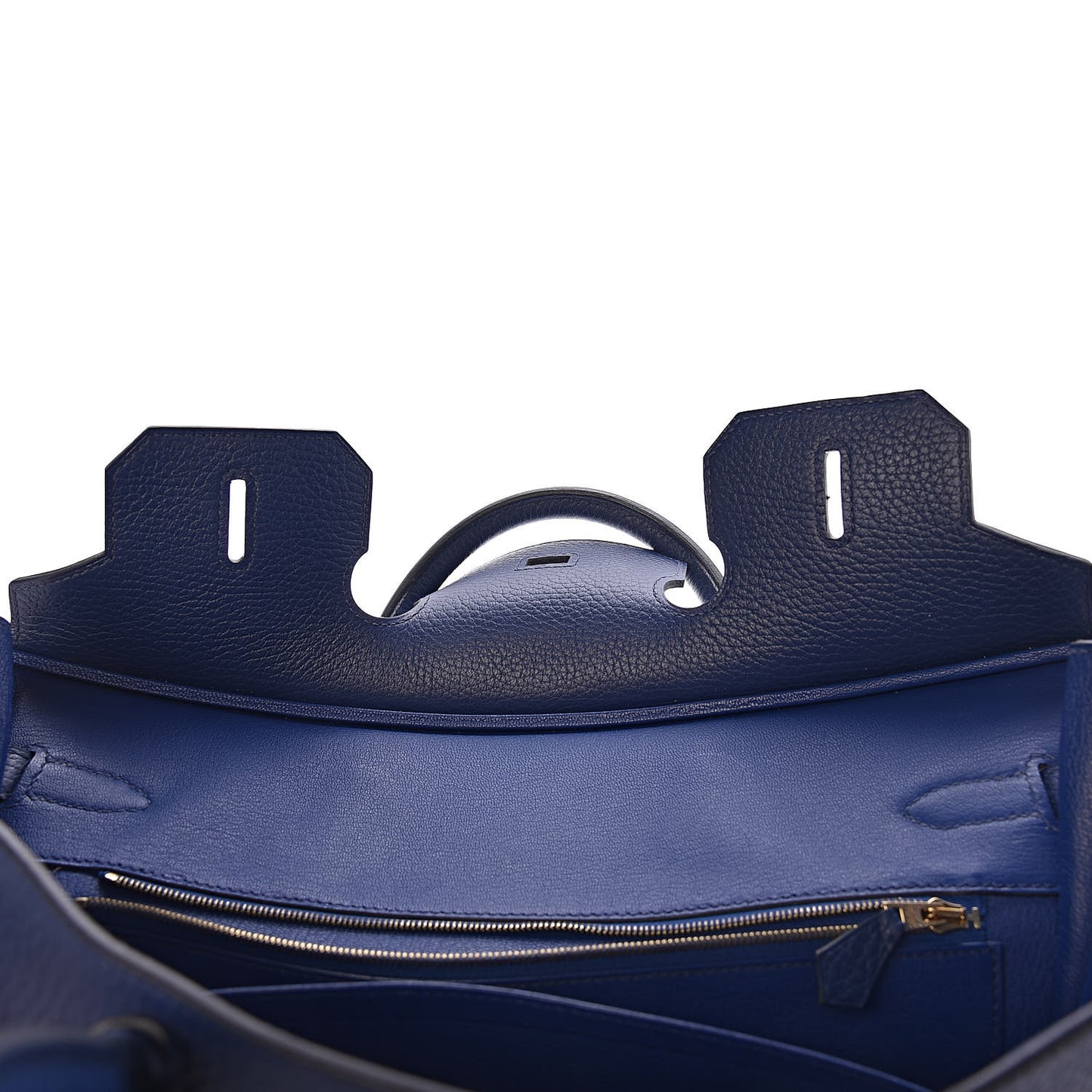 Taurillon Clemence Birkin 35 Bleu Saphir