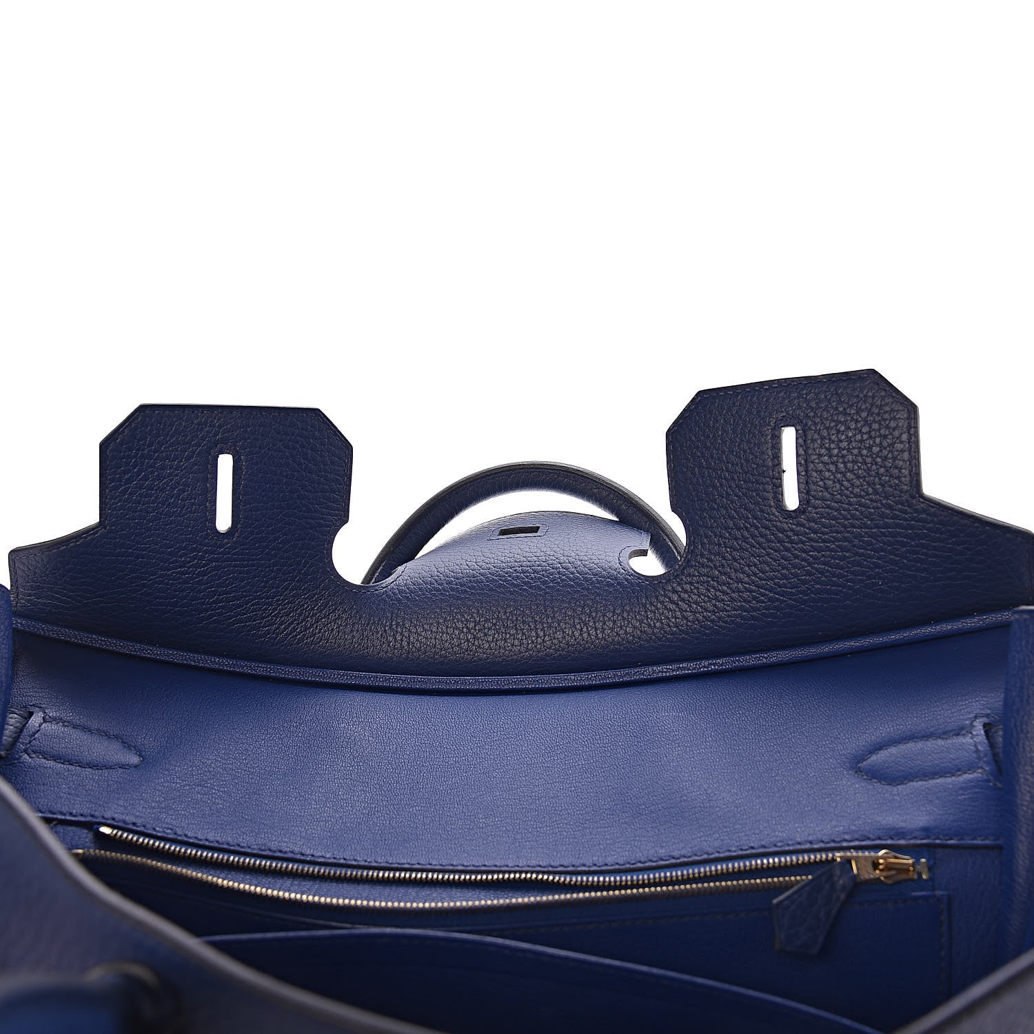 Hermes Taurillon Clemence Birkin 35 Bleu Saphir 18 of 37
