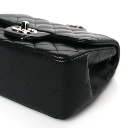 Chanel Lambskin Quilted Mini Square Flap Black 9 of 11