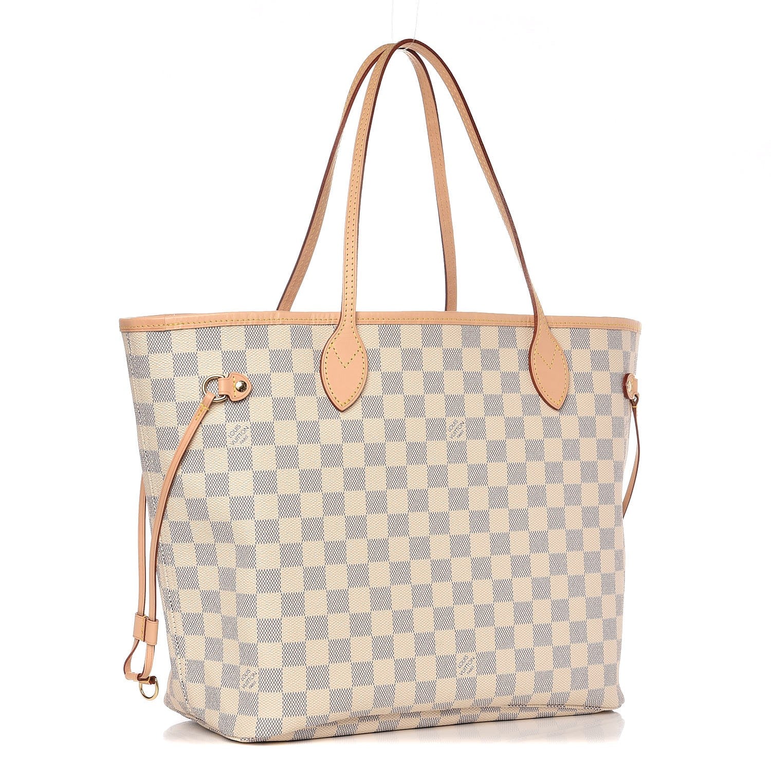 Louis Vuitton Damier Azur Neo Neverfull MM Rose Ballerine 13 of 19