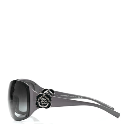 Chanel Camellia CC Sunglasses 6032 Grey 3 of 6