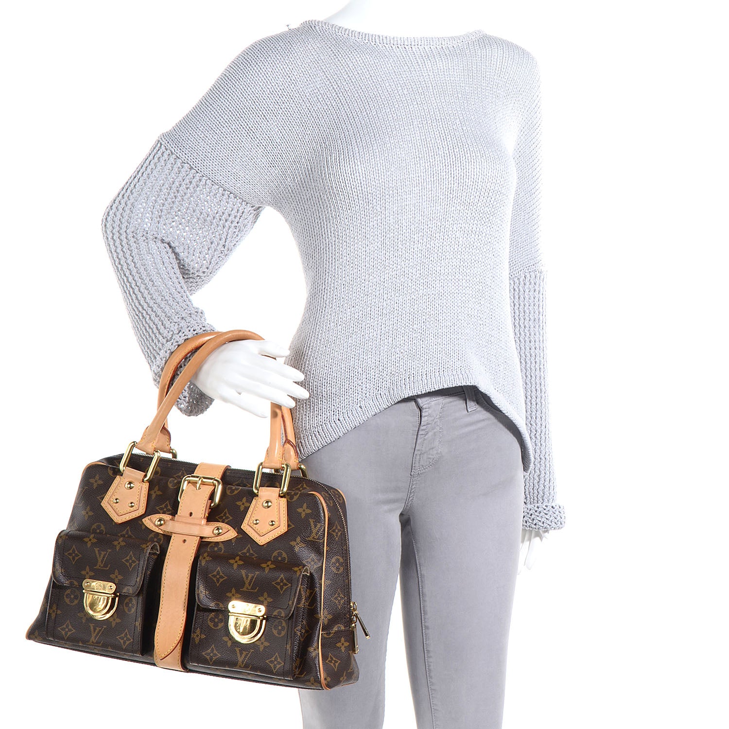 Louis Vuitton Monogram Manhattan GM 2 of 7